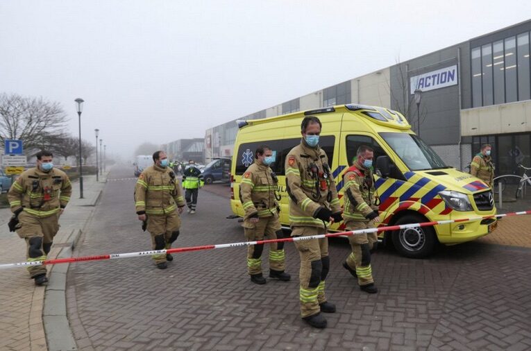 Explosion damages COVID-19 testing centre in the Netherlands