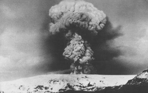La erupción VEI 4 de Katla en 1918 [visitklaustur.is].