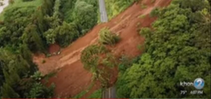 Hawaii landslide