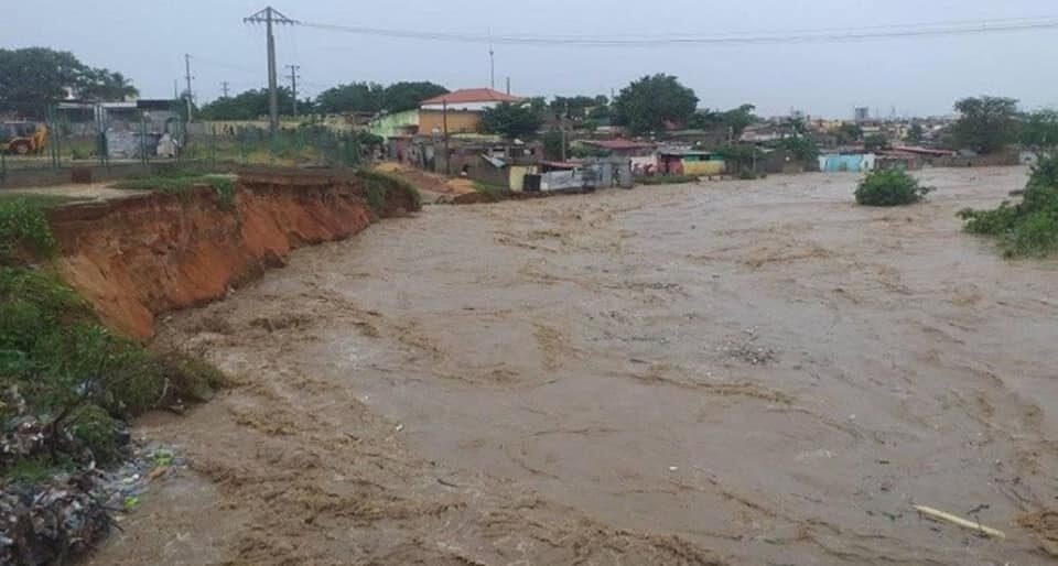 Floods in Luanda Angola, 19 April 2021.