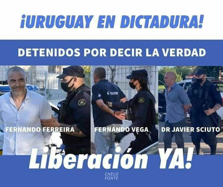 Detenidos,dos,médicos,un,periodista,Uruguay,draconianas,medidas,excusa,virus