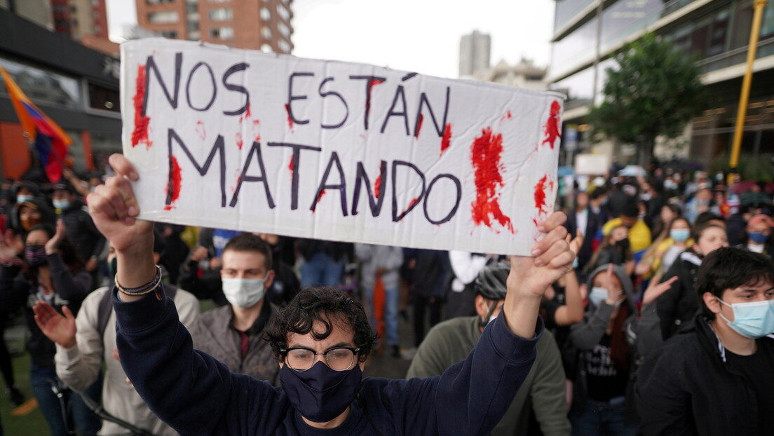 Bogota protests colombia