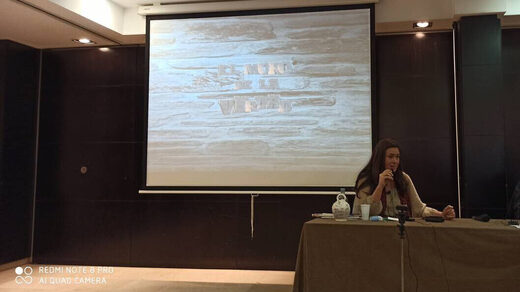 La doctora Natalia Prego en la conferencia del 2 de mayo.