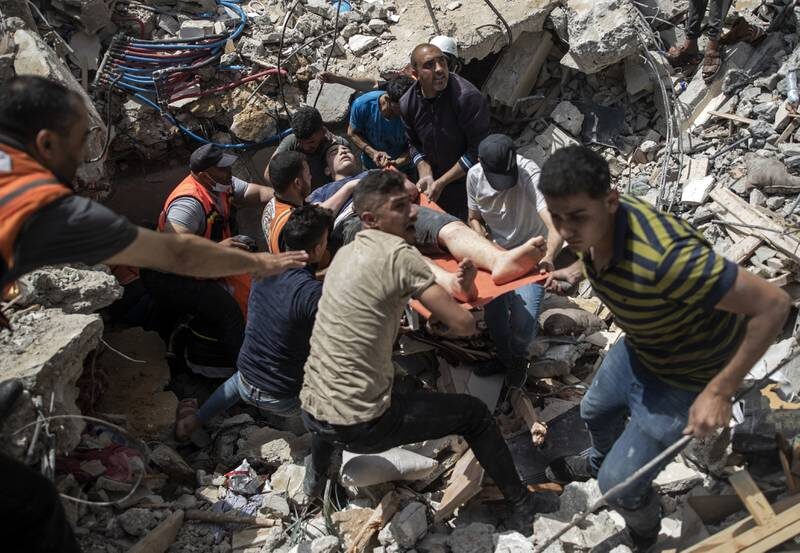 Bombardeo,régimen sionista,israelí,Gaza,42 muertos,10 niños