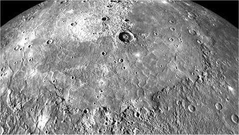 La Cuenca Caloris, en Mercurio, de 1,72 millones de km 2.