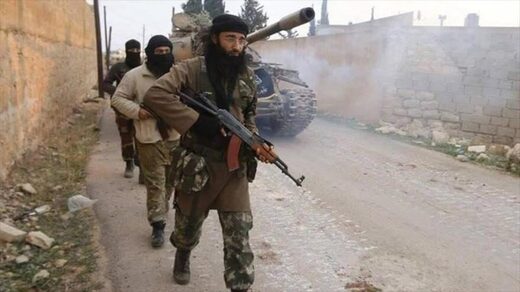 Terroristas del Frente Al-Nusra (autoproclamado Frente Fath al-Sham) en Siria.