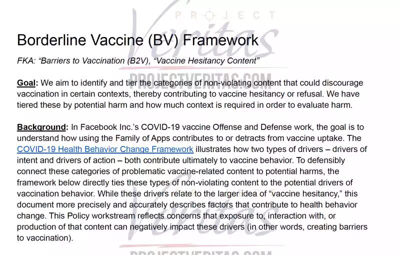 project veritas facebook vaccine 2