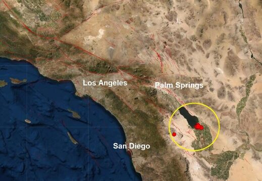 A swarm of earthquakes is currently impacting southern California