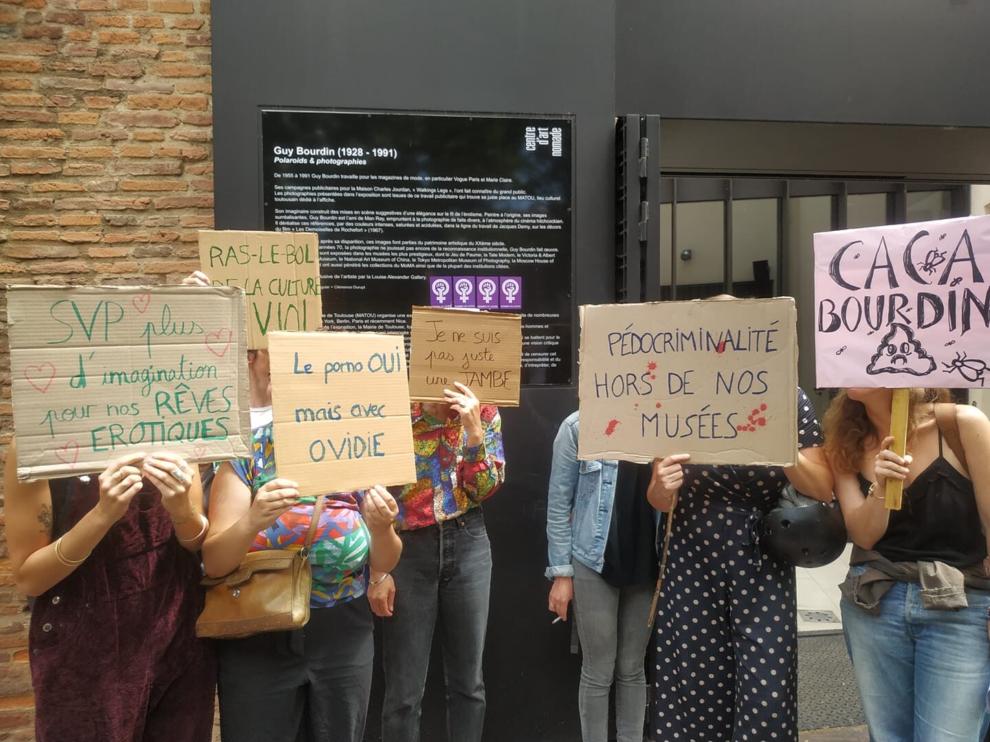 france women protest toulouse porno chic