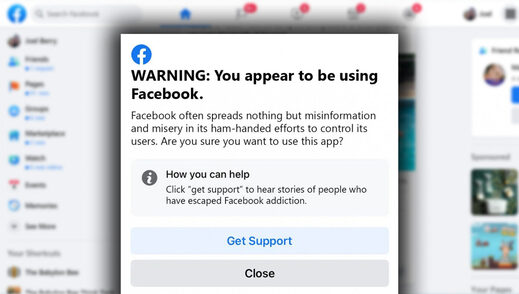 facebook warning