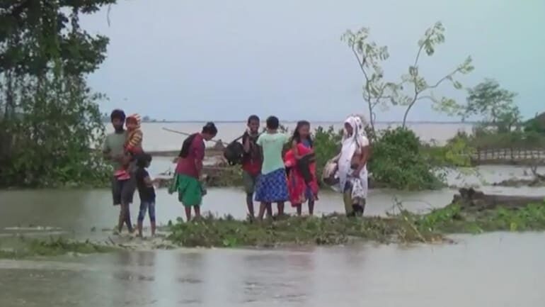 India,Assam,inundaciones