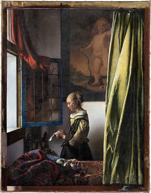 vermeer painting after restoration