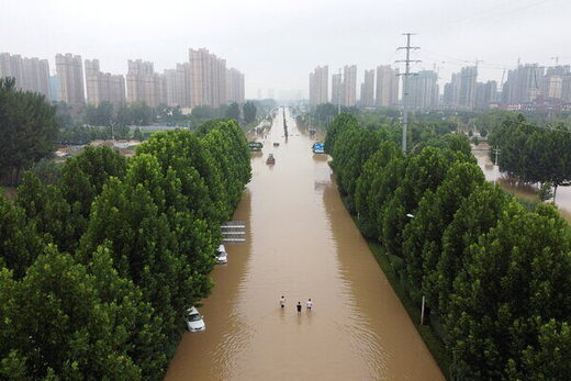 Fuertes,lluvias,inundaciones,Henan,China