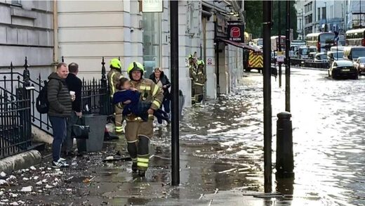 flash floods london October 2021