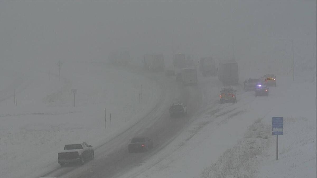 Multiple crashes on I-90 outside Bozeman