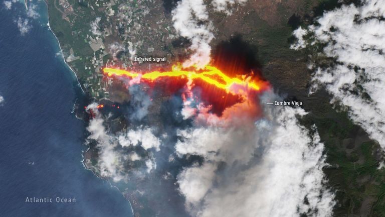 Erupción del volcán de La Palma