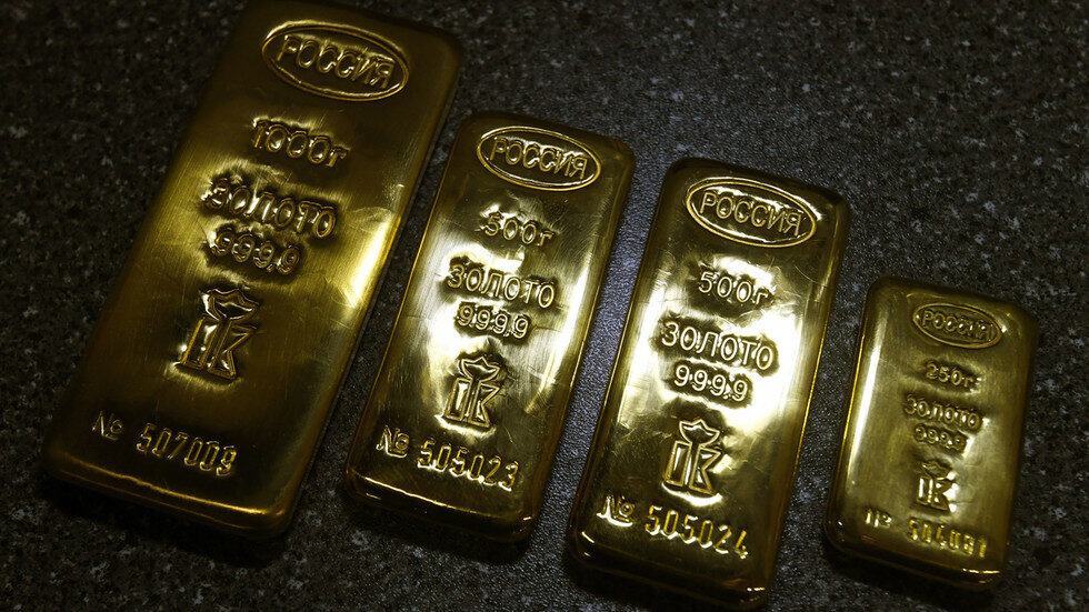 gold bars bullion russia