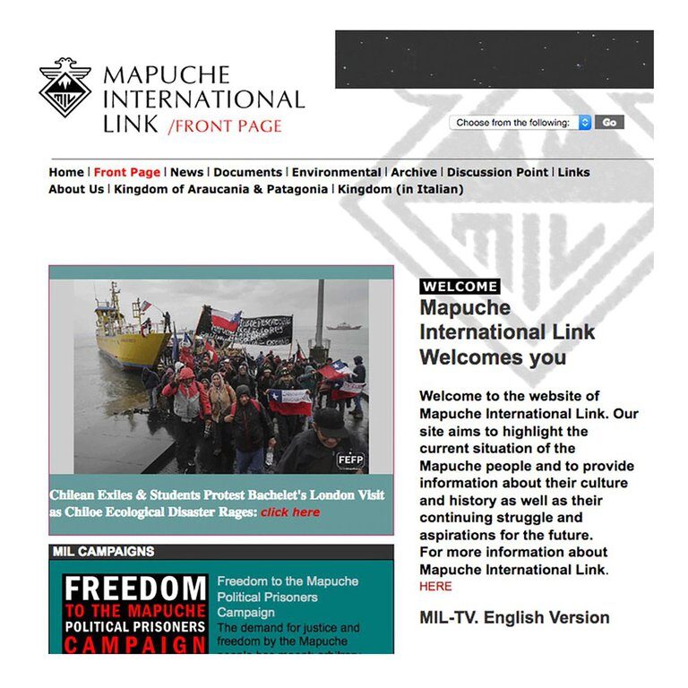The Mapuche Nation,insólito aval oficial,respaldo inglés