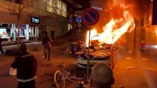 riots Rotterdam covid