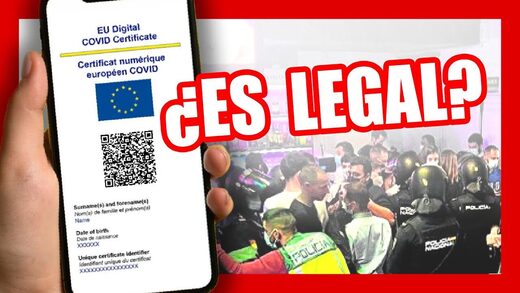 partidocracia antidemocrática,en España,hacia el totalitarismo,policía,irrumpe,exige,pasaporte,covidiano