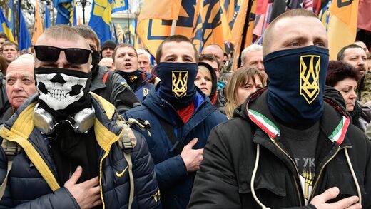 extreme right protests ukraine