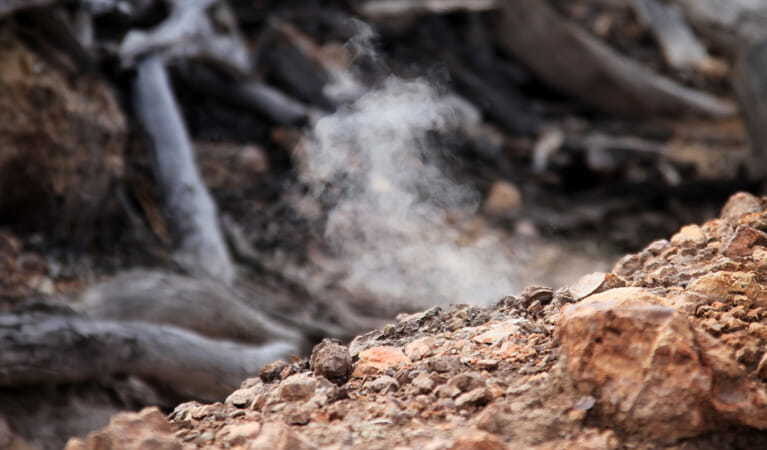Australia underground fire