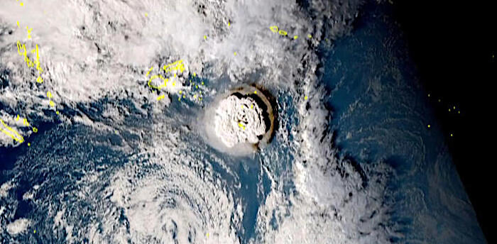 Tonga eruption