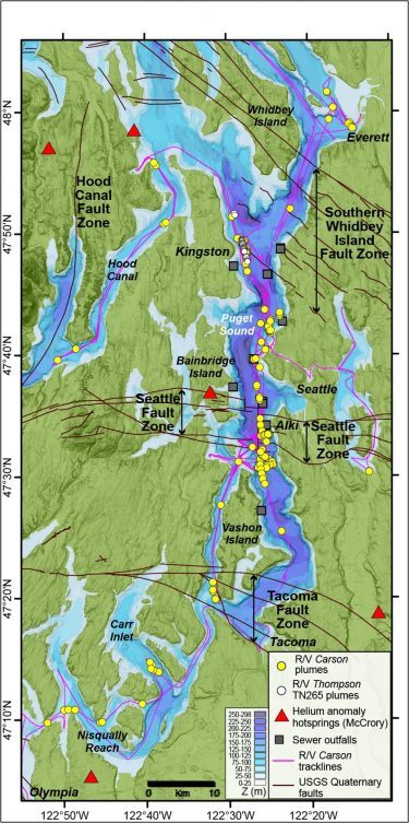 Clic para aumentar Map of Puget Sound