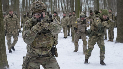 Ukraine army training