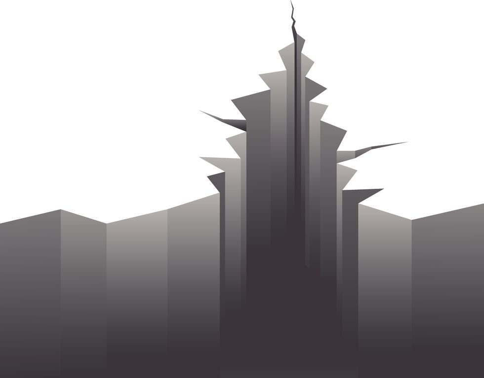 Clic para aumentar Earthquake Illustration