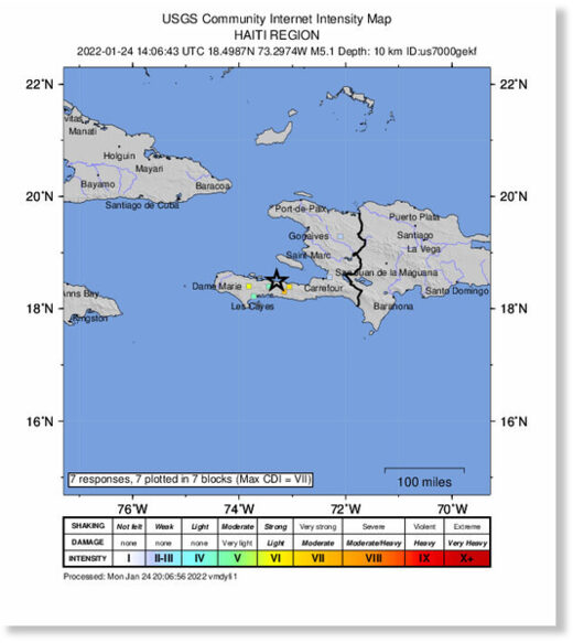terremotos,Haití,matan,dos personas,residentes,salgan,calle