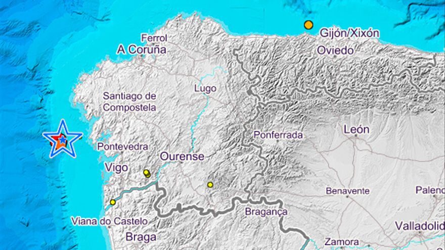 Mapa donde se localizó el epicentro del temblor