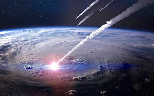 asteroids hit Earth