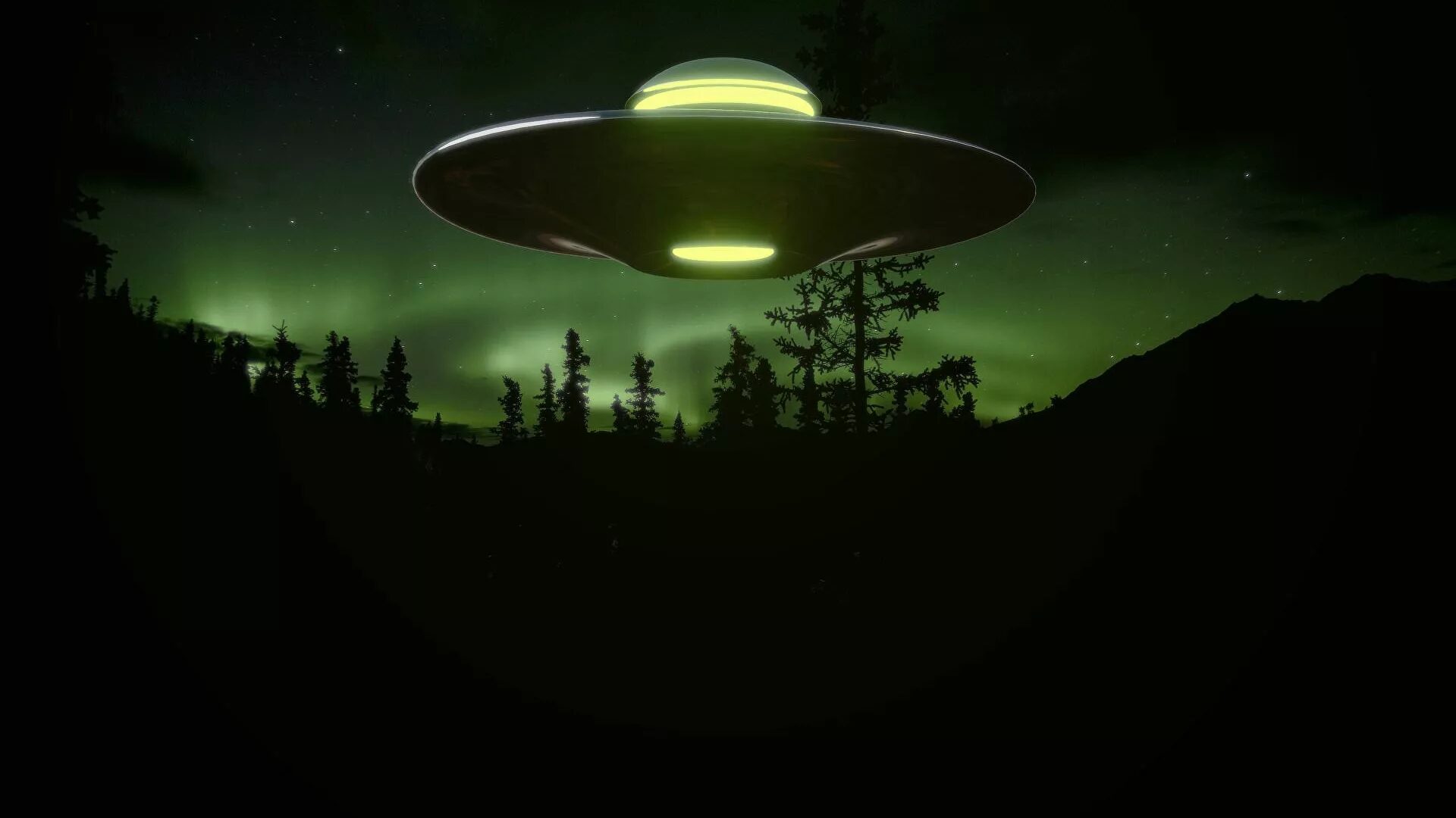 UFO at Night