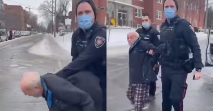 Senior arrested Canada