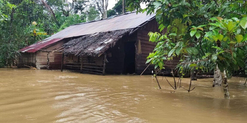 Floods in Ketapang Regency, West Kalimantan, February 2022