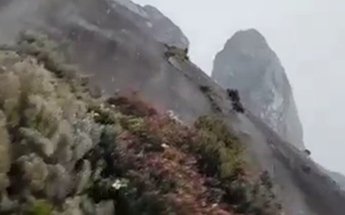 Nieve,Monte Kinabalu,Malasia