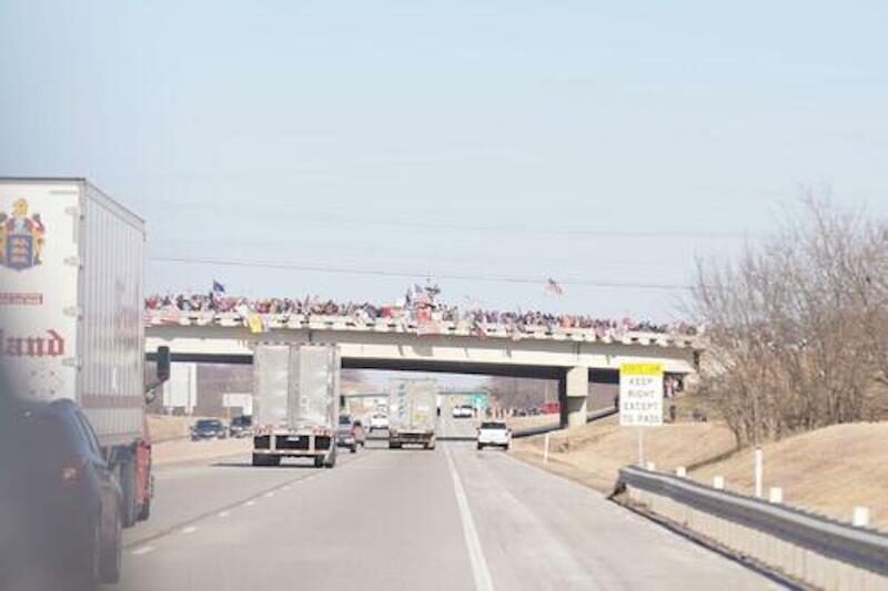 Truckers part of The People’s Convoy