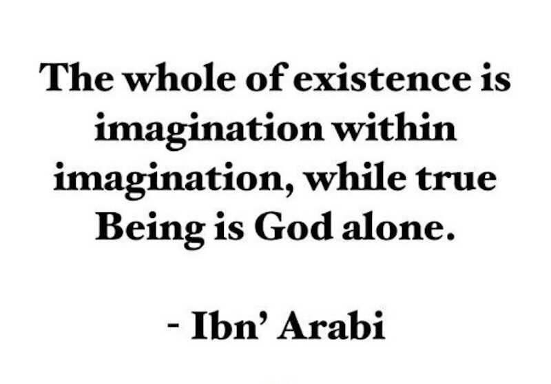 Ibn' Arabi quote