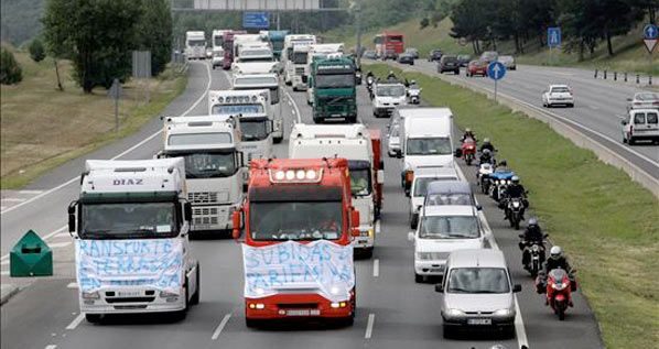 camioneros españa