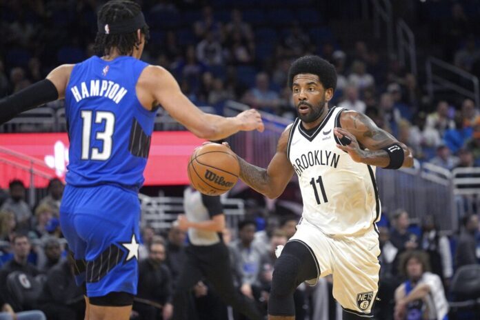 el base de los Nets de Brooklyn en el encuentro ante el Magic de Orlando