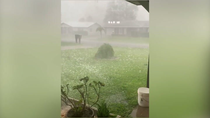 Granizo,pelota,golf,Florida