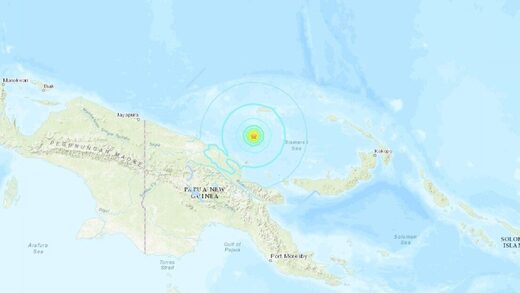 Earthquake sismo Paupa Nueva guinea