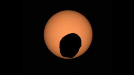 Martian Solar Eclipse