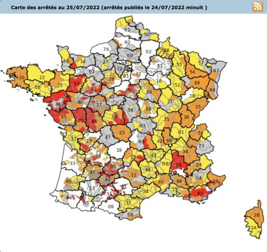 France Drought 2022