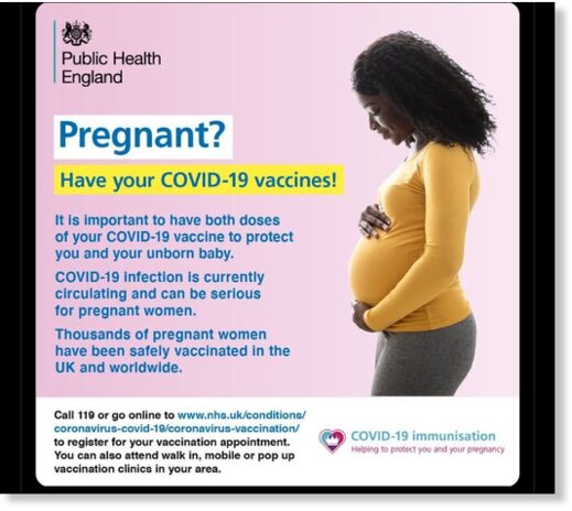public health england vaccine women