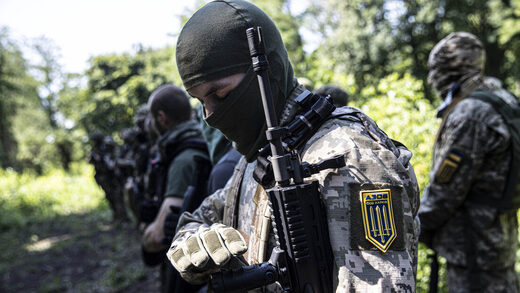 Ukraine solider