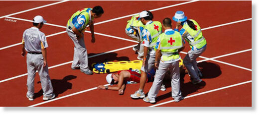 athlete collapse