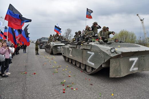 Russian tanks Z
