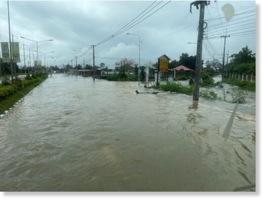 Floods in Thailand after Typhoon Noru, 29 Septe
